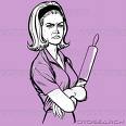 woman-rolling-pin