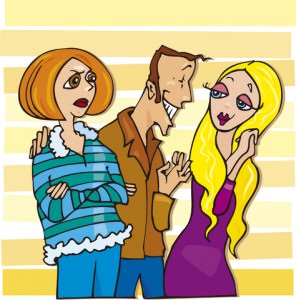 Woman jealous