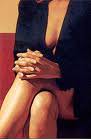 woman crossed legs