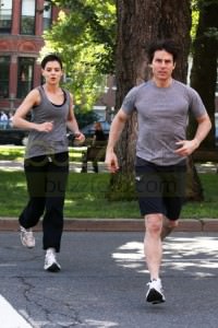 tom cruise katie holmes running