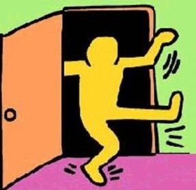 man closet haring