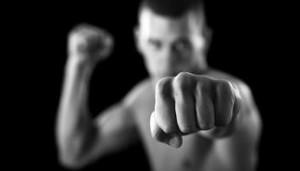 man fist fight