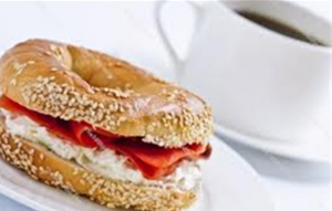 coffee bagel