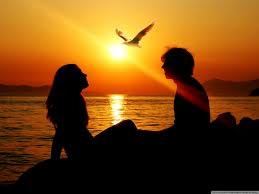 couple sunset