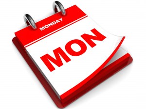 monday 12