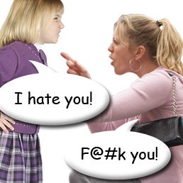 mother daughter fighting