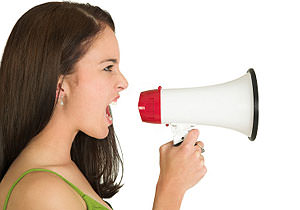 woman talking 1
