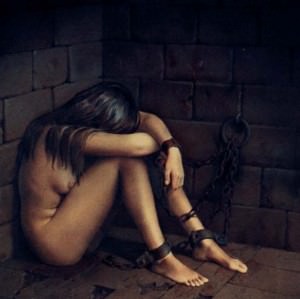 woman chains