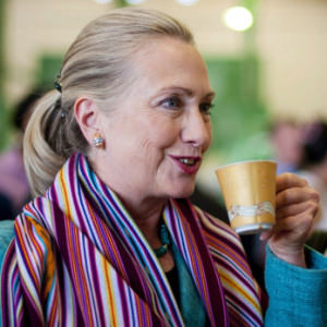 hillary clinton coffee
