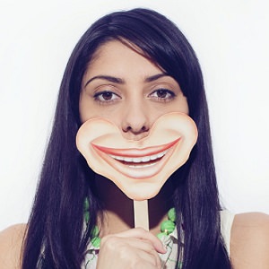 fake smile