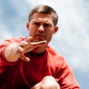 man grabbing