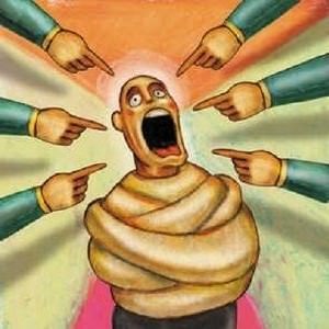 man yelling