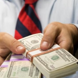 giving money