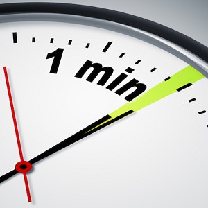 one minute