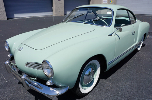 car 1962 vaokswagon karmann ghia powder blue